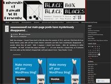 Tablet Screenshot of blackboxblackblocks.wordpress.com
