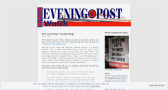 Desktop Screenshot of eveningpostwatch.wordpress.com