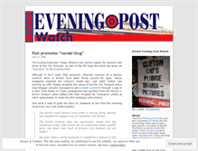 Tablet Screenshot of eveningpostwatch.wordpress.com