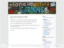 Tablet Screenshot of mothernaturegardens.wordpress.com
