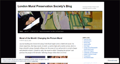 Desktop Screenshot of londonmuralpreservationsociety.wordpress.com