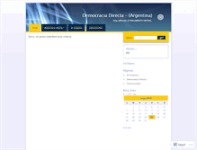 Tablet Screenshot of demodirecta.wordpress.com