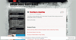 Desktop Screenshot of dogandogs.wordpress.com