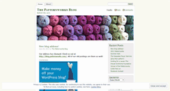 Desktop Screenshot of patternworks.wordpress.com