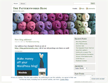 Tablet Screenshot of patternworks.wordpress.com