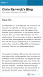 Mobile Screenshot of chrisrenwick.wordpress.com