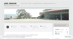 Desktop Screenshot of joelbraun.wordpress.com