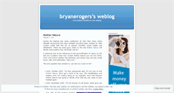 Desktop Screenshot of bryanerogers.wordpress.com