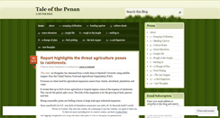 Desktop Screenshot of penan.wordpress.com