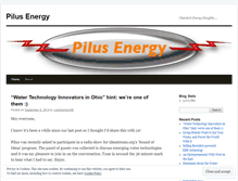 Tablet Screenshot of pilusenergy.wordpress.com