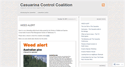 Desktop Screenshot of casuarinacontrol.wordpress.com