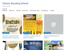 Tablet Screenshot of islamicboardingschool.wordpress.com