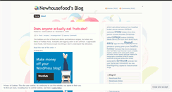 Desktop Screenshot of newhousefood.wordpress.com