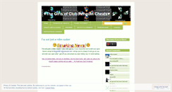 Desktop Screenshot of girlsofcp.wordpress.com