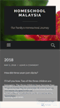Mobile Screenshot of homeschoolmalaysia.wordpress.com