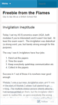 Mobile Screenshot of freebiefromtheflames.wordpress.com