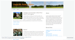 Desktop Screenshot of outsidethekitchenwindow.wordpress.com