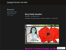 Tablet Screenshot of berylruthgoodier.wordpress.com