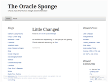 Tablet Screenshot of oraclesponge.wordpress.com