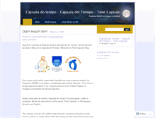 Tablet Screenshot of capsuladotempo.wordpress.com