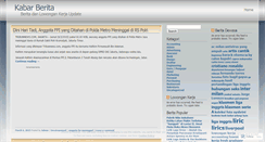 Desktop Screenshot of kabarberita.wordpress.com