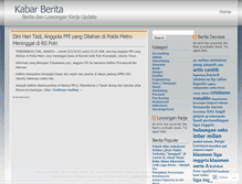 Tablet Screenshot of kabarberita.wordpress.com