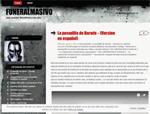 Tablet Screenshot of funeralmasivo.wordpress.com