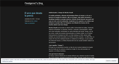 Desktop Screenshot of piesligeros7.wordpress.com