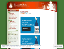 Tablet Screenshot of hazafias.wordpress.com