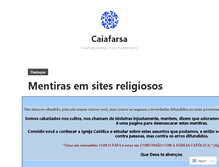 Tablet Screenshot of caiafarsa.wordpress.com