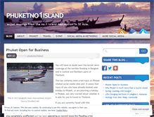 Tablet Screenshot of phuketno1island.wordpress.com