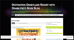 Desktop Screenshot of disneylandwithdisabilities.wordpress.com