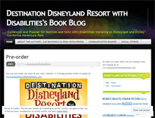 Tablet Screenshot of disneylandwithdisabilities.wordpress.com