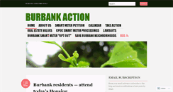 Desktop Screenshot of burbankaction.wordpress.com