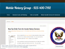 Tablet Screenshot of mobilenotarygroup.wordpress.com