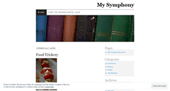 Desktop Screenshot of mysymphony.wordpress.com