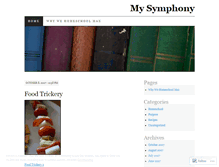 Tablet Screenshot of mysymphony.wordpress.com