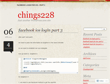 Tablet Screenshot of chings228.wordpress.com