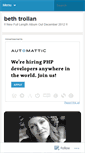 Mobile Screenshot of bethtrollan.wordpress.com