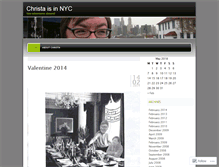 Tablet Screenshot of christaisgoingtonyc.wordpress.com