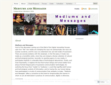 Tablet Screenshot of mediumsandmessages.wordpress.com