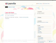 Tablet Screenshot of loonville.wordpress.com