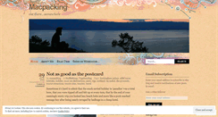 Desktop Screenshot of macpacking.wordpress.com