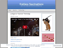 Tablet Screenshot of fretless.wordpress.com