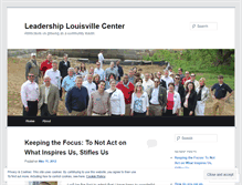 Tablet Screenshot of leadershiplouisville.wordpress.com