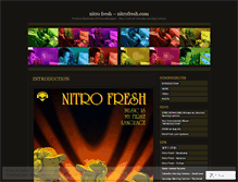 Tablet Screenshot of nitrofresh.wordpress.com