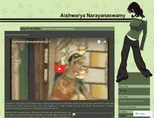 Tablet Screenshot of aishwaryanarayanaswamy.wordpress.com