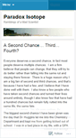 Mobile Screenshot of paradoxisotope.wordpress.com