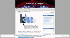 Desktop Screenshot of madaboutgadgets.wordpress.com