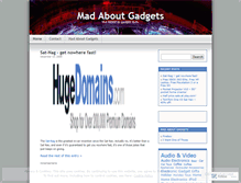 Tablet Screenshot of madaboutgadgets.wordpress.com